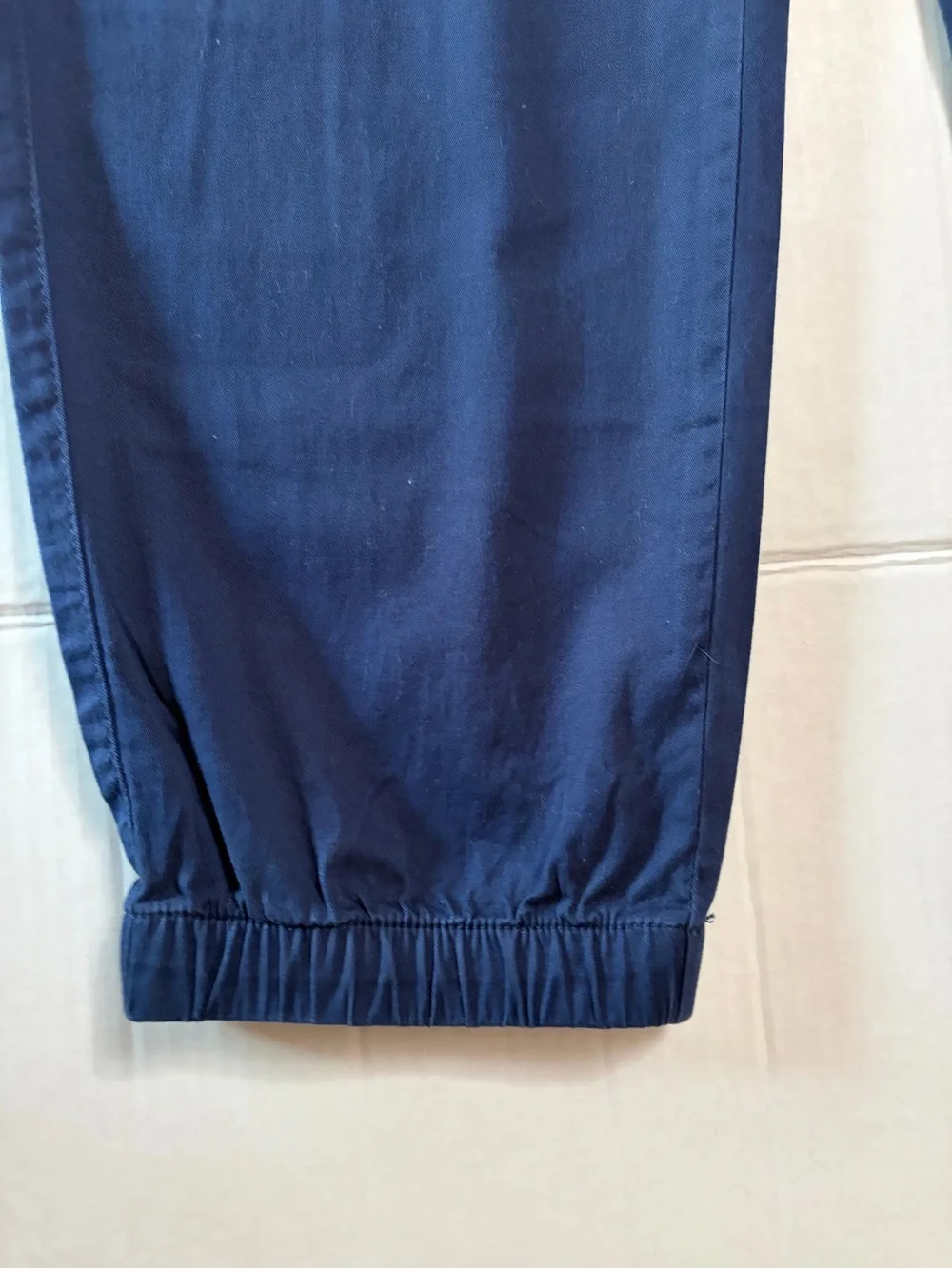 NWT JMIERR Men's Casual Drawstring Joggers Navy Blue Twill Pants‎ Size 2XL